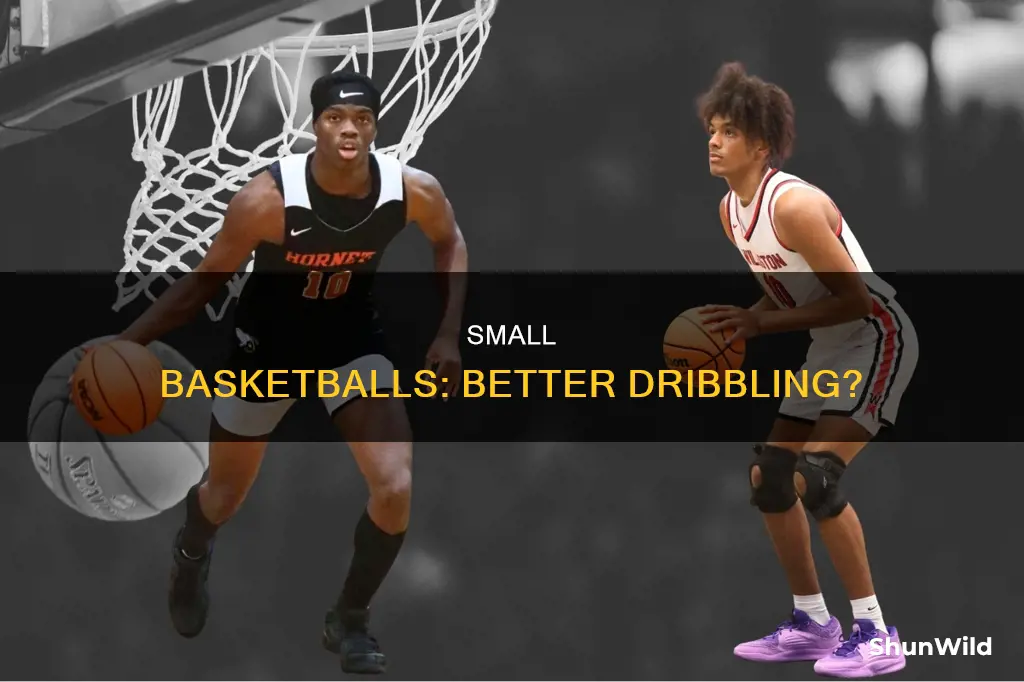 does a small basketball help with dribbling