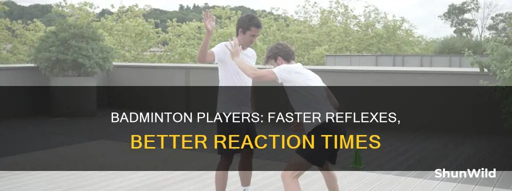 does active participation in badminton help reaction time