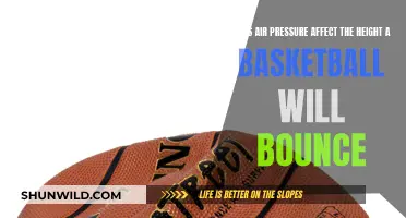 Air Pressure's Impact on Basketball Bounce Height