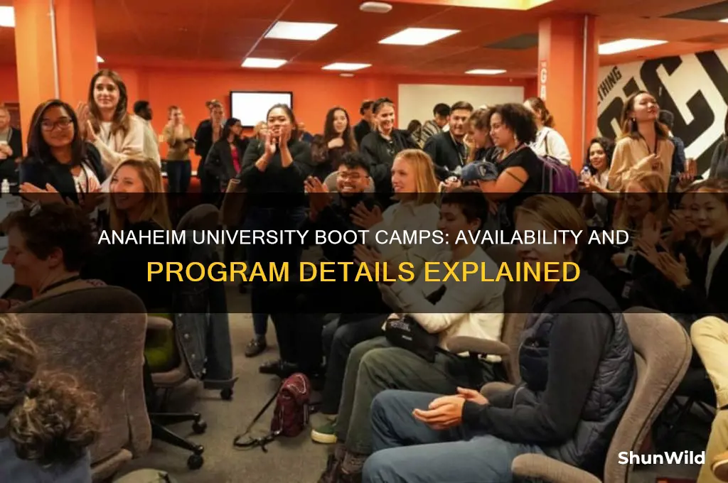 does anaheim university have any boot camps