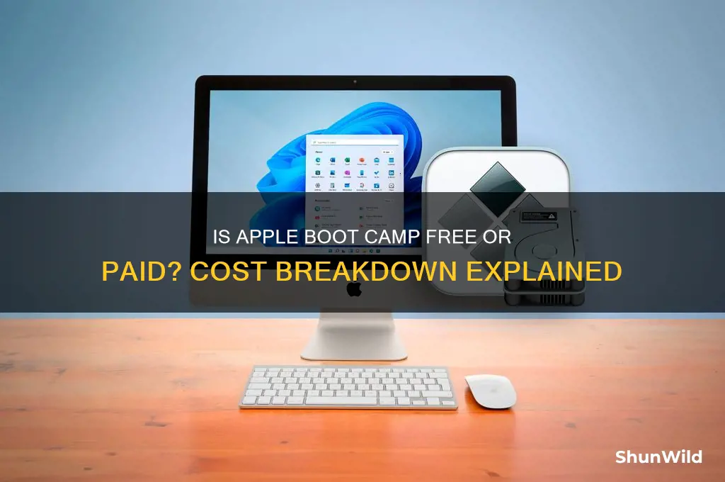 does apple boot camp cost money