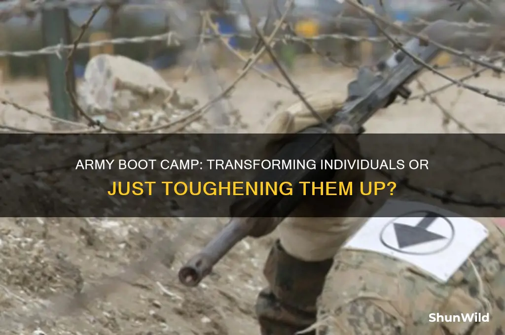 does army boot camp change you