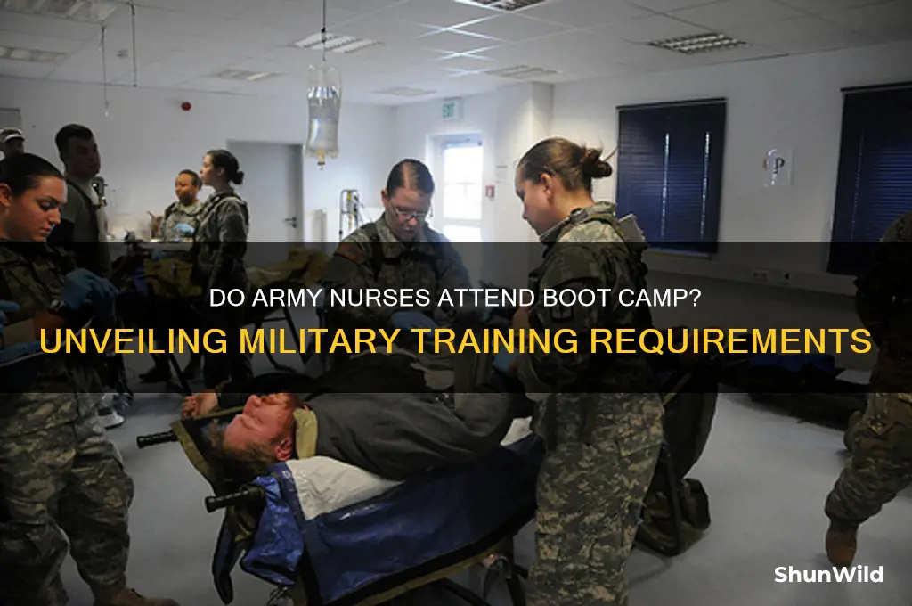 does army nurse have to go through boot camp