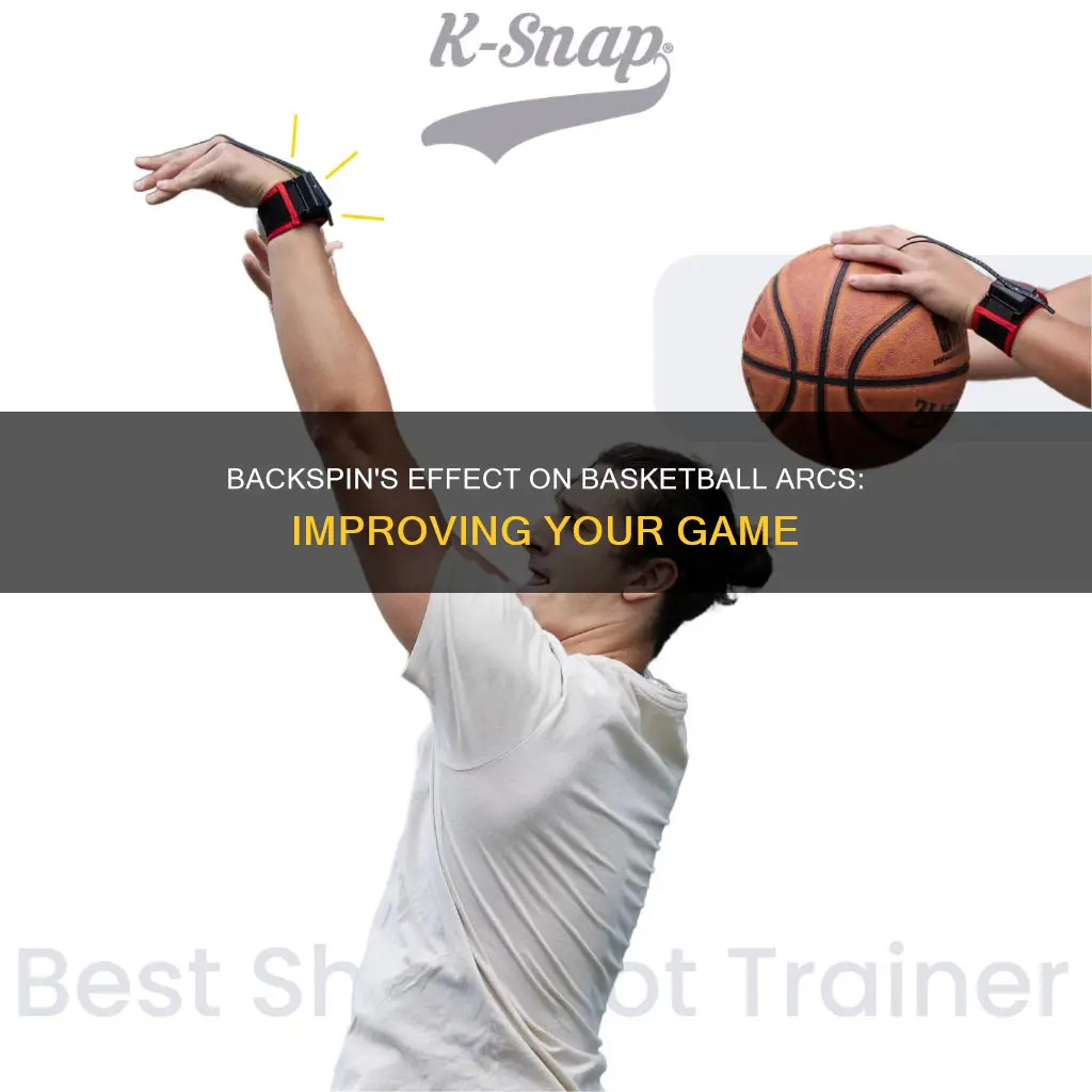 does backspin help with the arc of a basketball