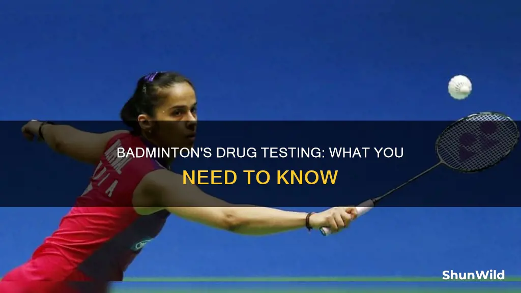 does badminton drug test