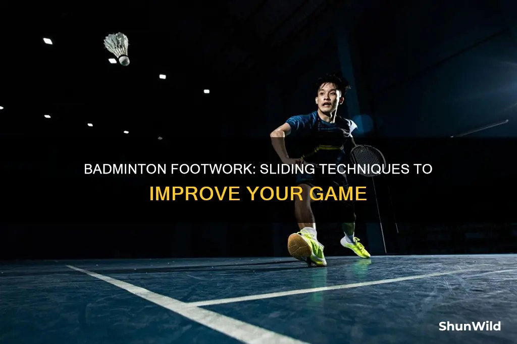 does badminton involve sliding