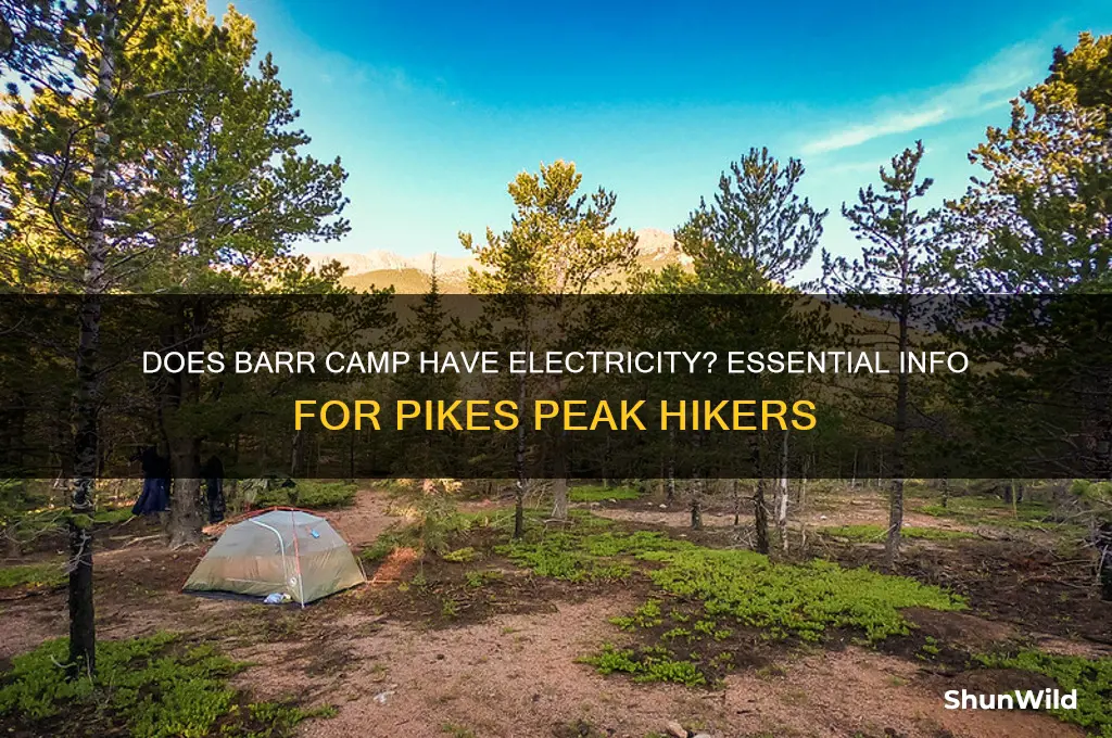 does barr camp have electricity