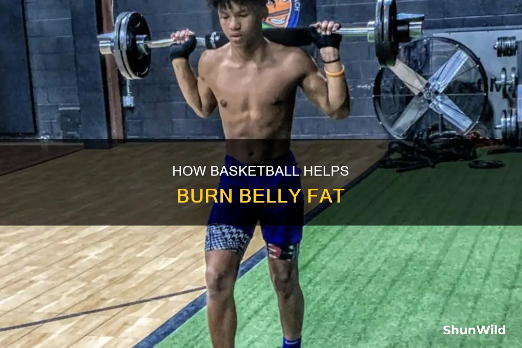 does basketball burn belly fat