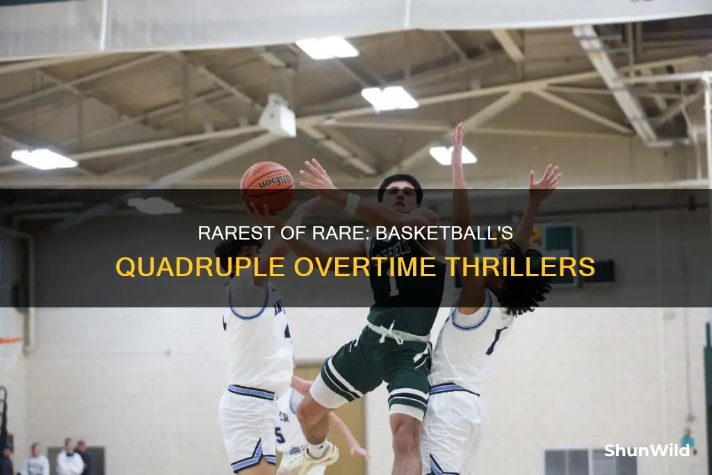 does basketball ever go into 4th overtime