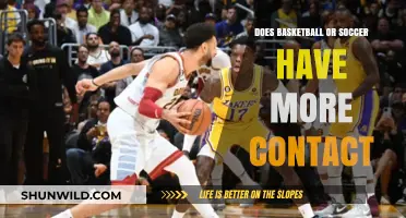 Contact Sports: Basketball vs. Soccer — Which Has More?