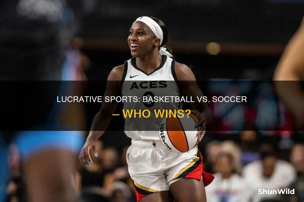does basketball pay more than soccer