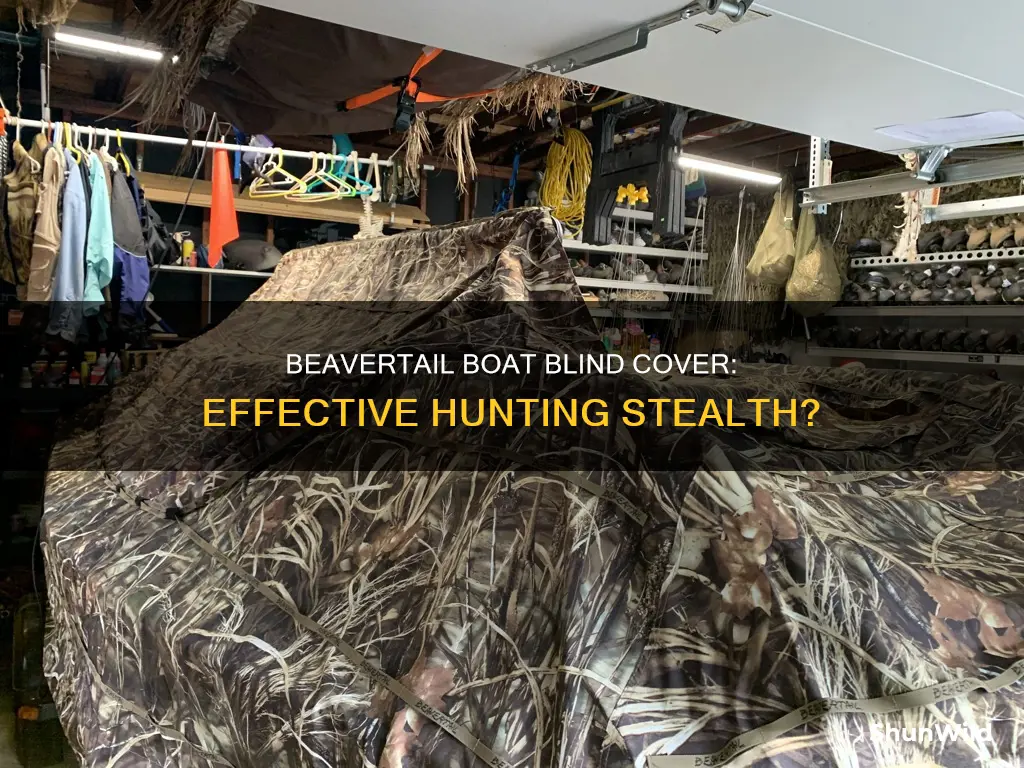 does beavertail boat blind cover really work