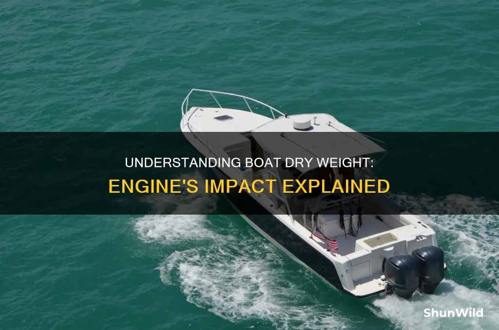 does boat dry weight include engine