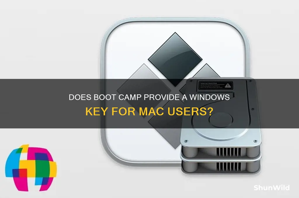 does boot camp give you a windows key