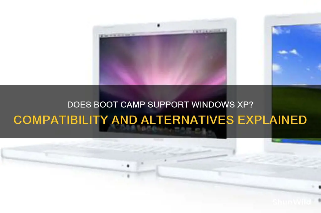 does boot camp support windows xp