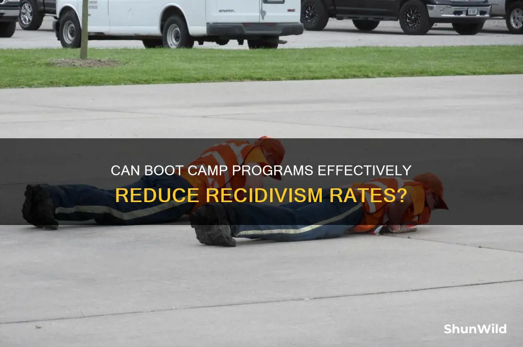 does boot camp this lower the recidivism rate