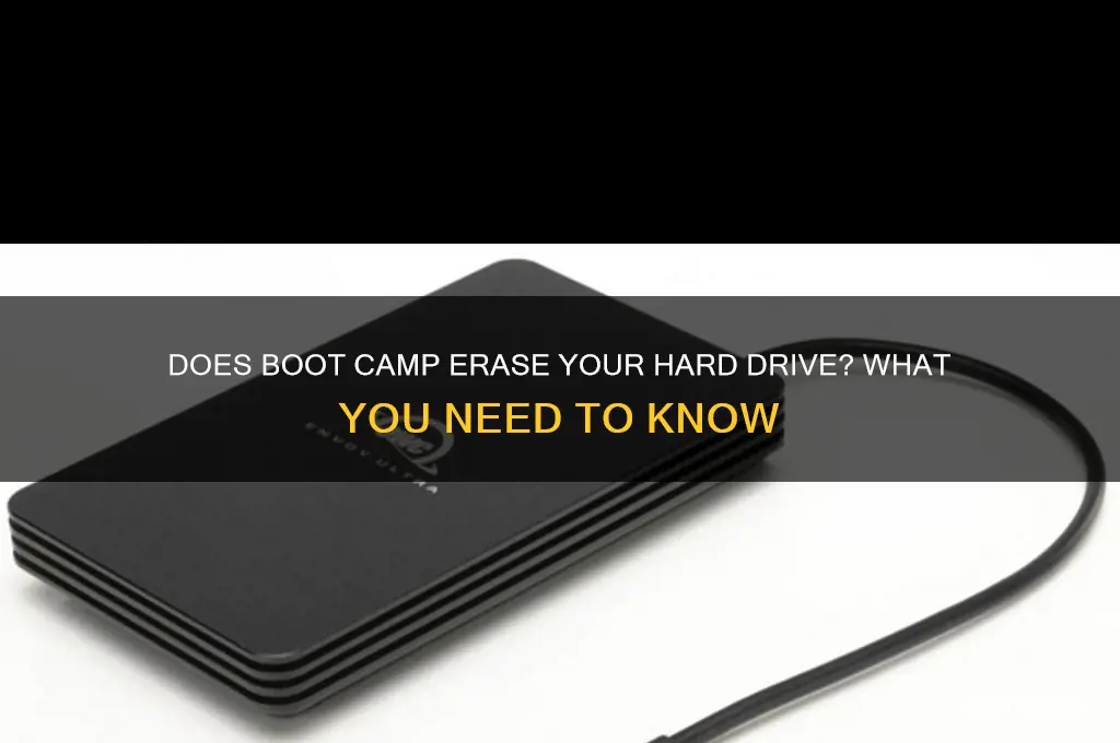 does boot camp wipe your hard drive