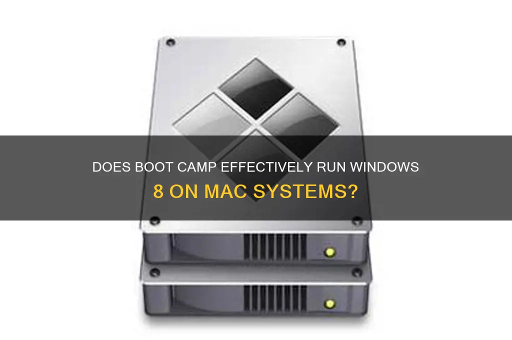 does boot camp work well for running windows 8