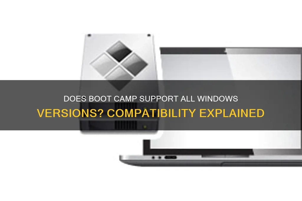 does boot camp work with any windows