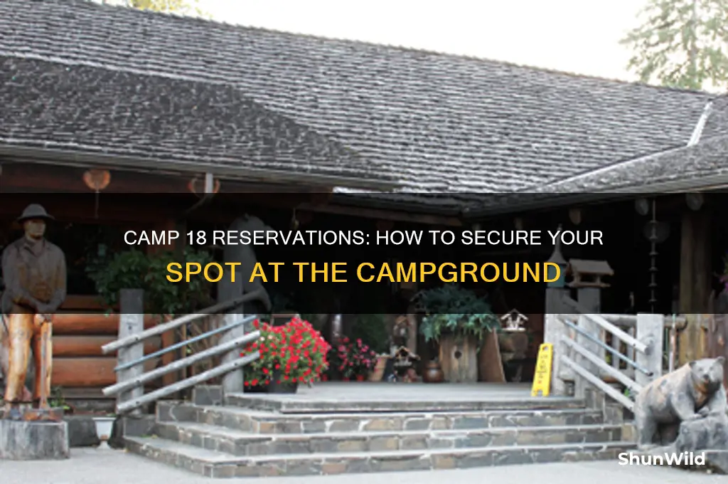 does camp 18 take reservations