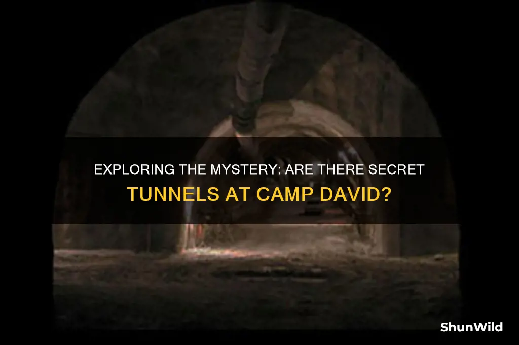 does camp david have tunnels