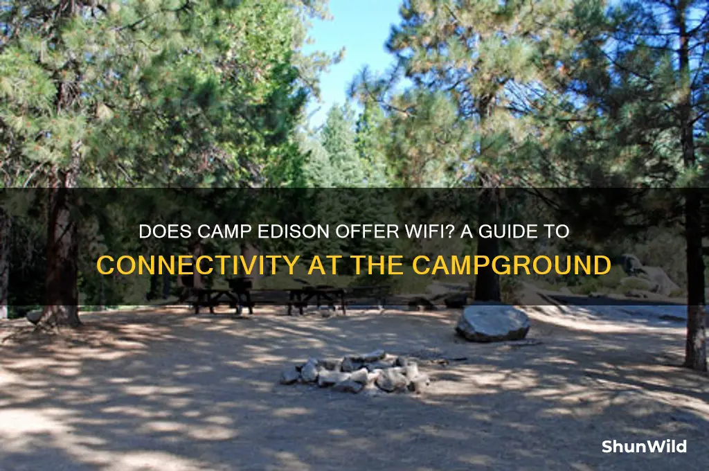 does camp edison have wifi
