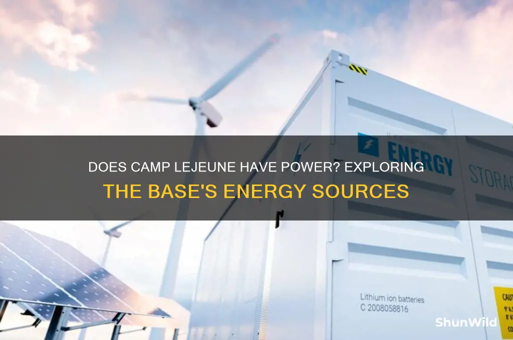 does camp lejeune have power