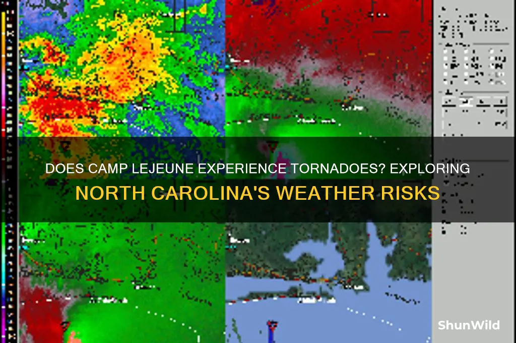 does camp lejune get tornadoes