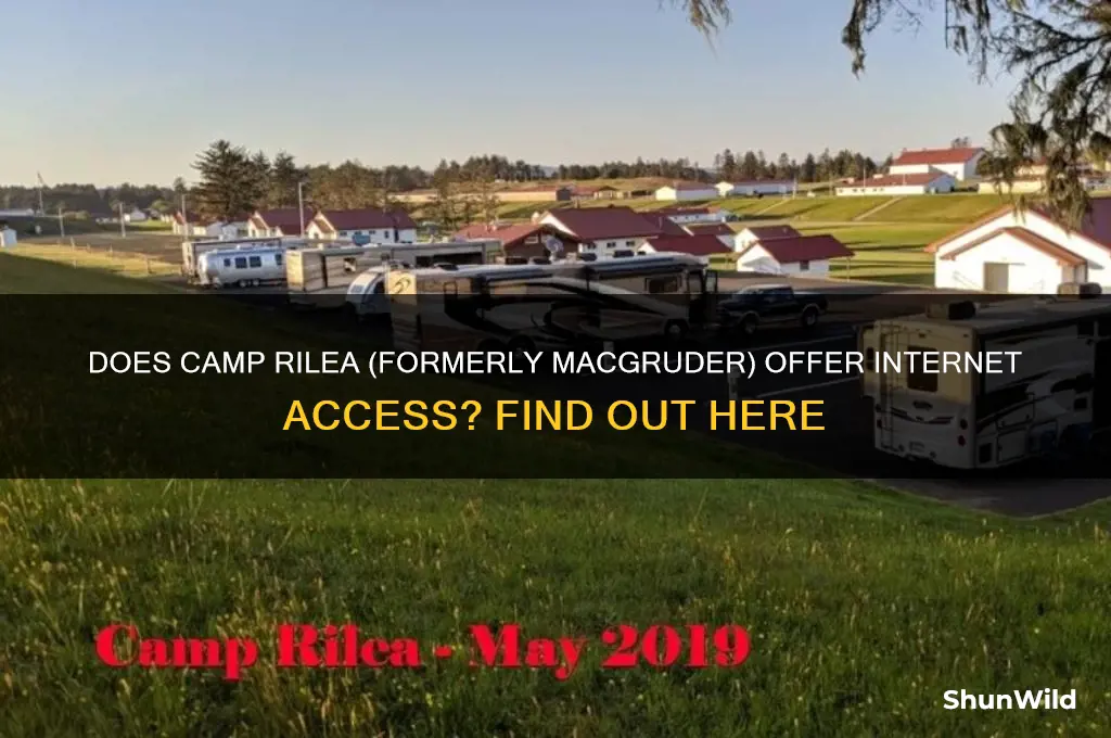 does camp macgruder have internet