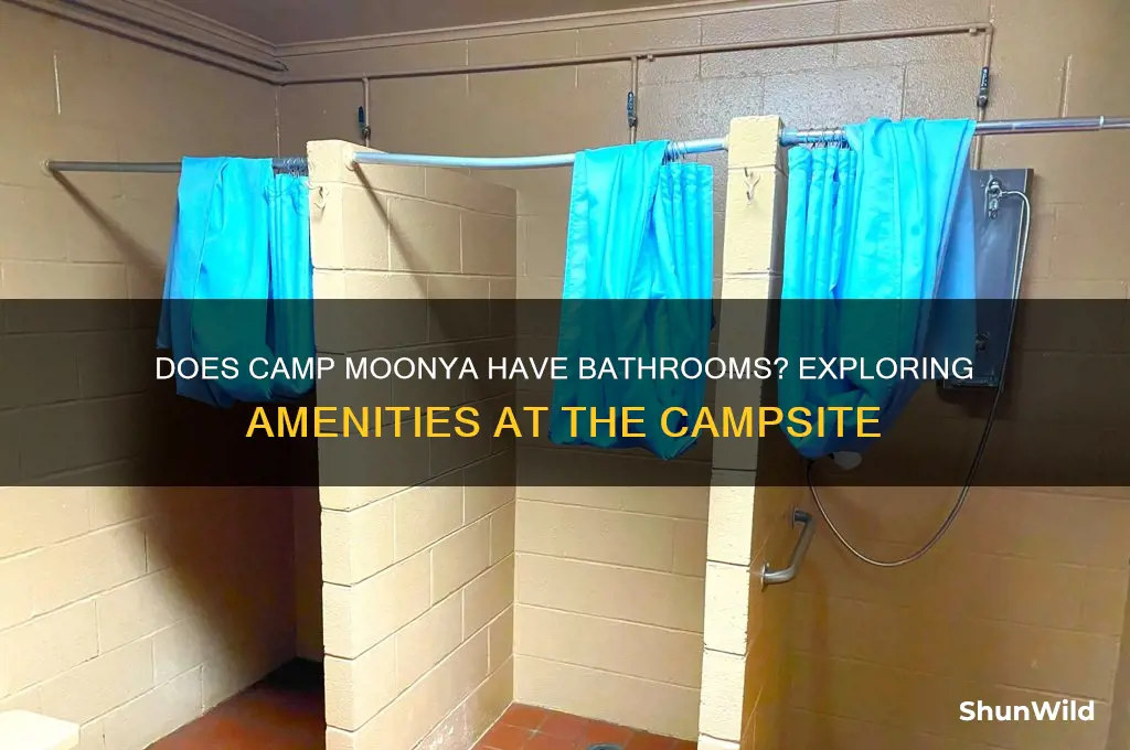 does camp moonya have bathrooms