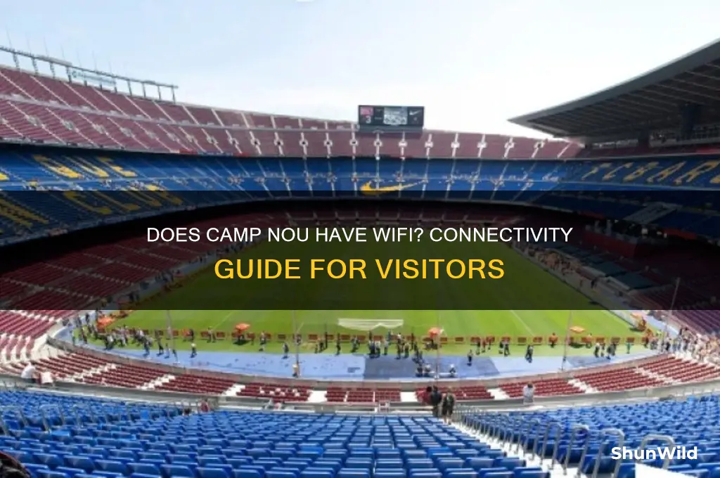 does camp nou have wifi