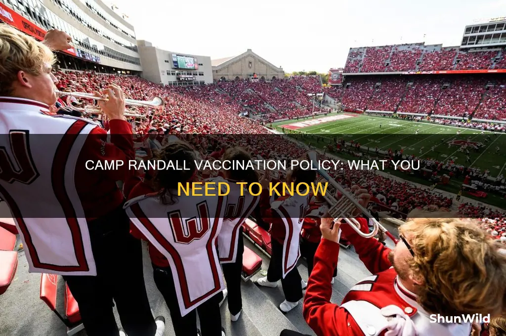 does camp randall require vaccinations
