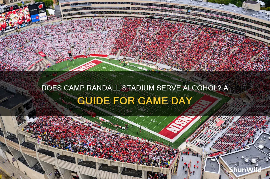 does camp randall sell aclohol