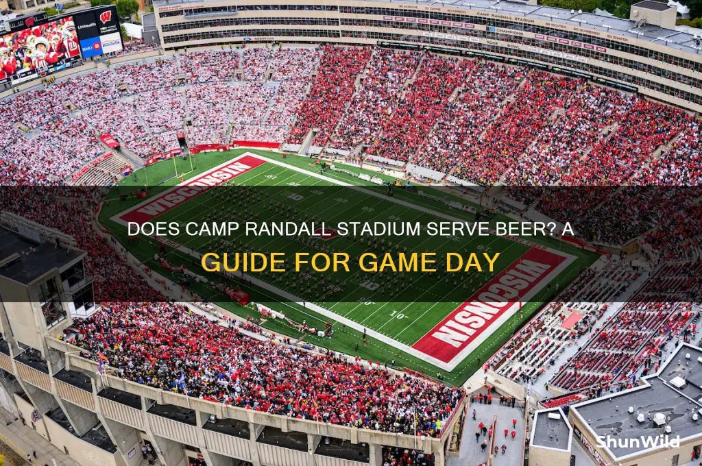 does camp randall sell beer