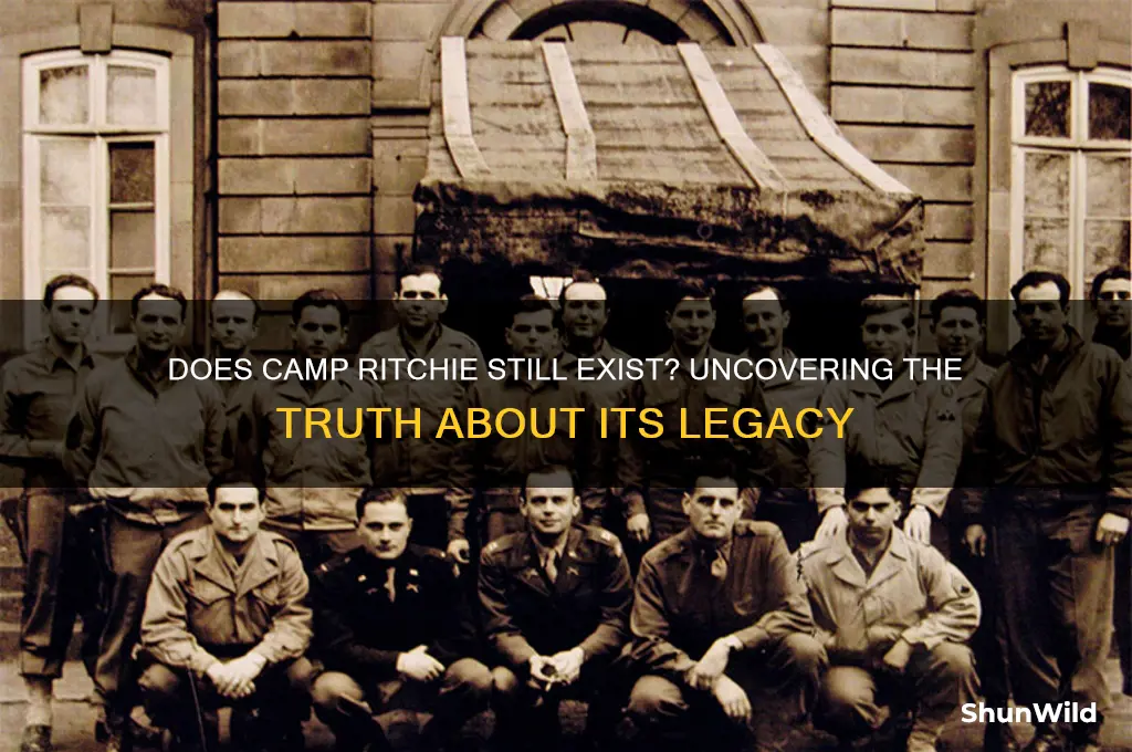 does camp ritchie still exist