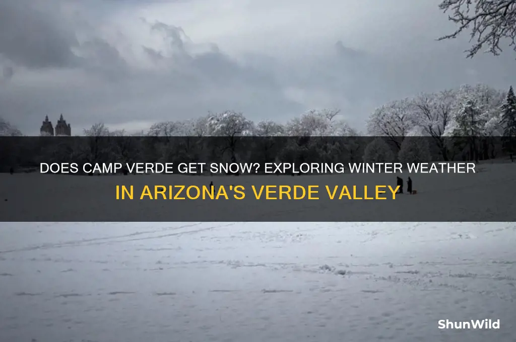 does camp verde get snow