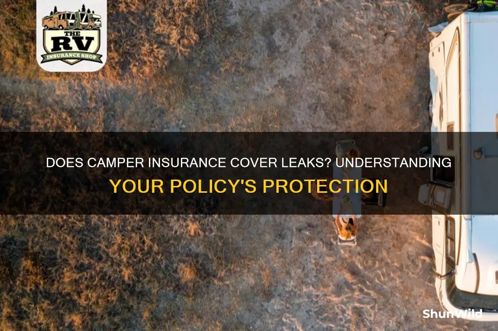 does camper insurance cover leaks