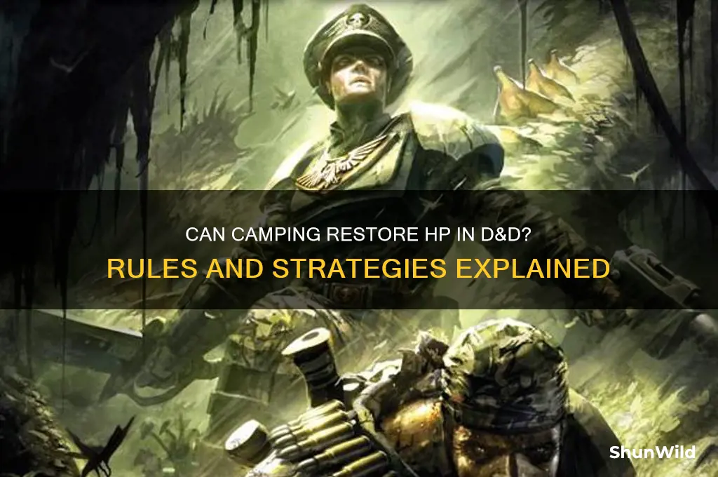 does camping restore hp dnd
