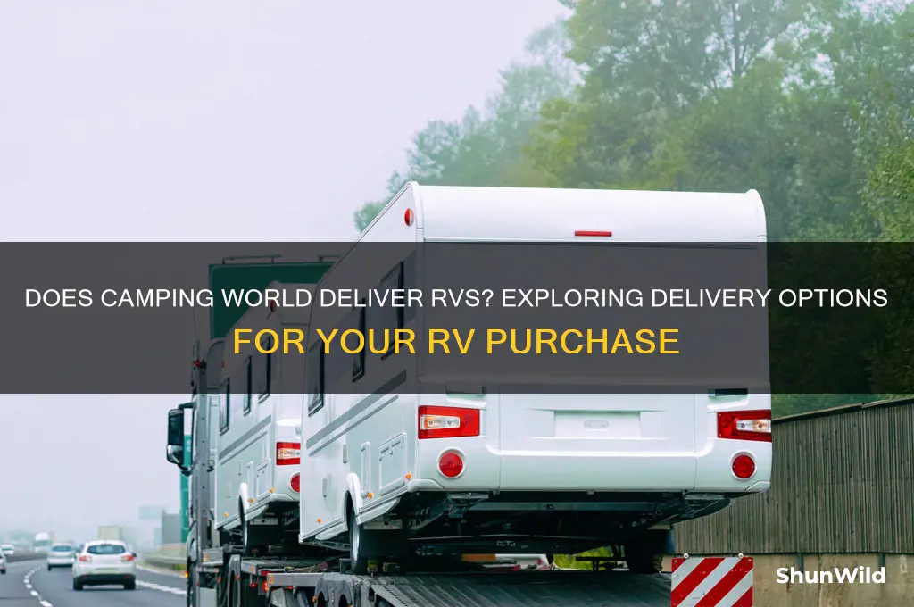 does camping world deliver rvs