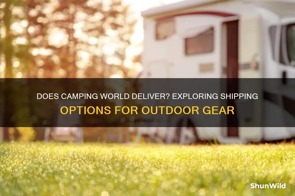 does camping world deliver