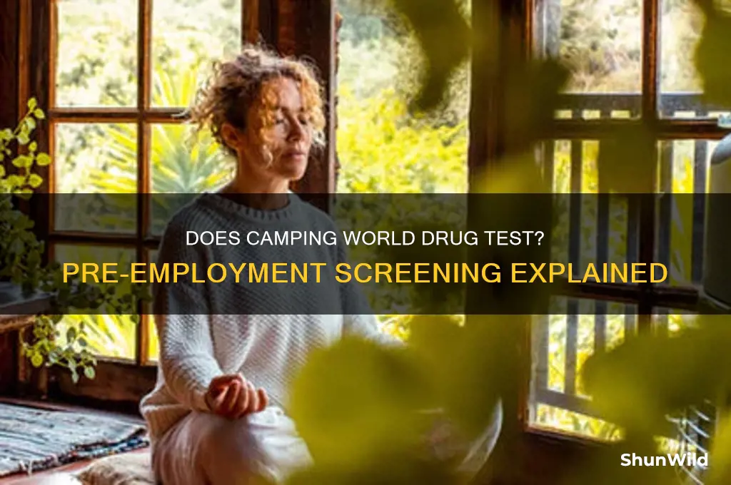 does camping world drug test