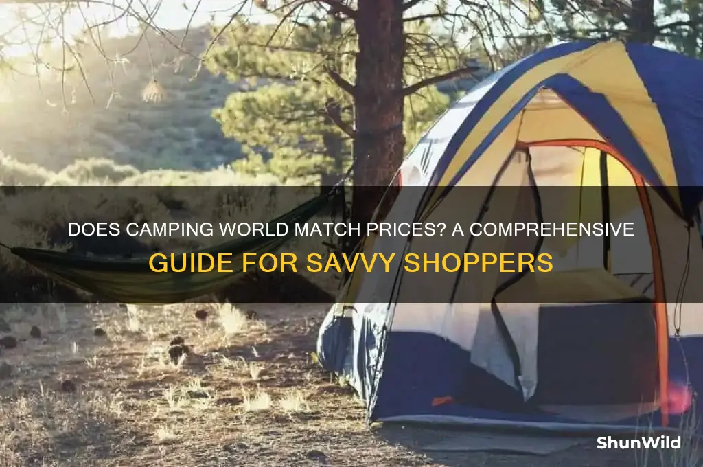 does camping world match prices