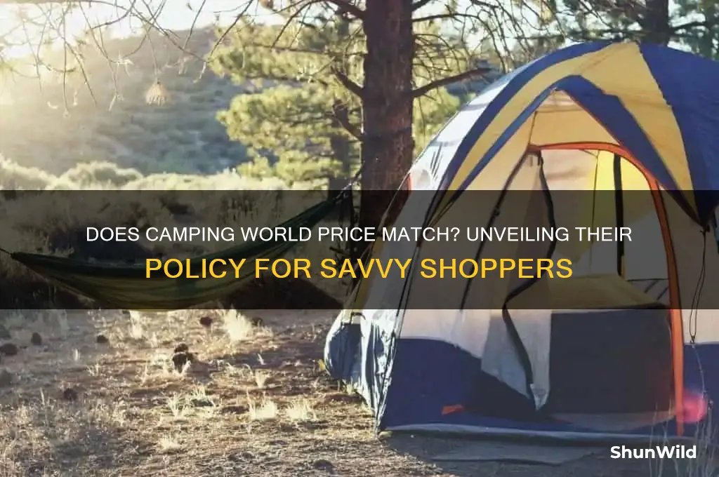 does camping world price match