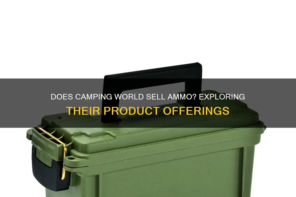 does camping world sell ammo