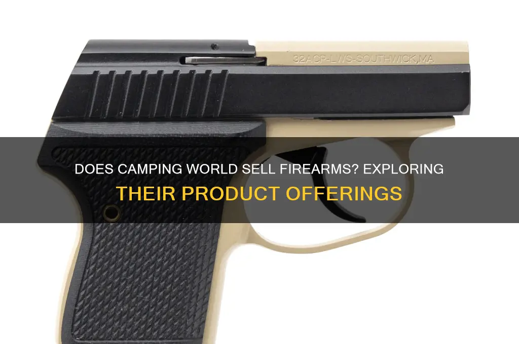 does camping world sell firearms