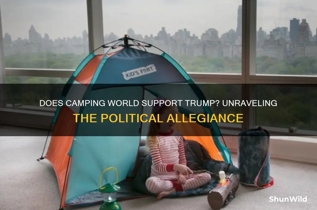 does camping world support trump