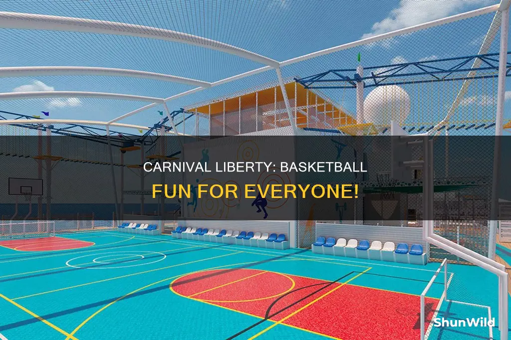 does carnival liberty have basketballs