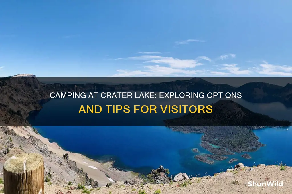 does crater lake have camping