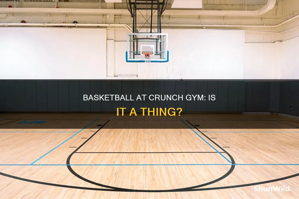 does crunch gym have basketball
