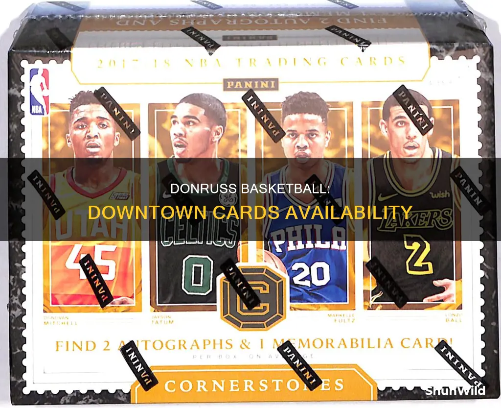 does donruss basketball have downtown cards